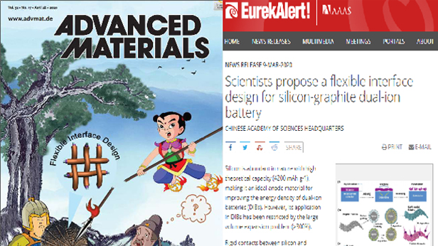 Propose a Flexible Interface Design for Silicon-graphite Dual-ion Battery